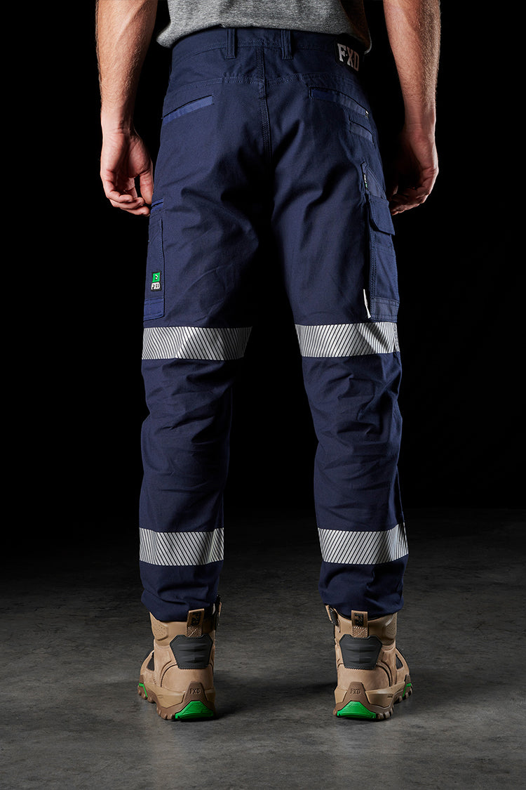 Caution 100% Cotton Taped Cargo Trousers - Navy