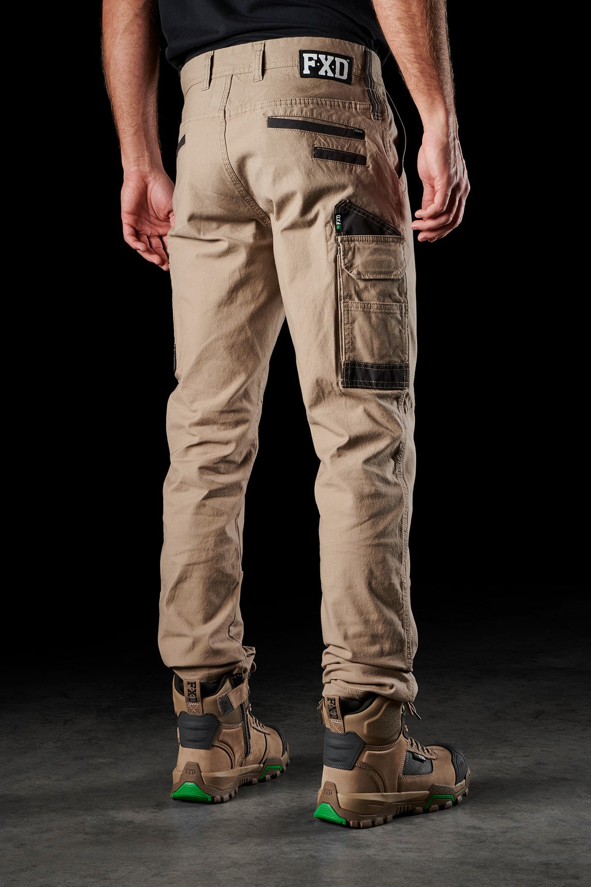 FXD WP-3W Ladies Stretch Work Pants (FX11906200). Khaki. Size 14