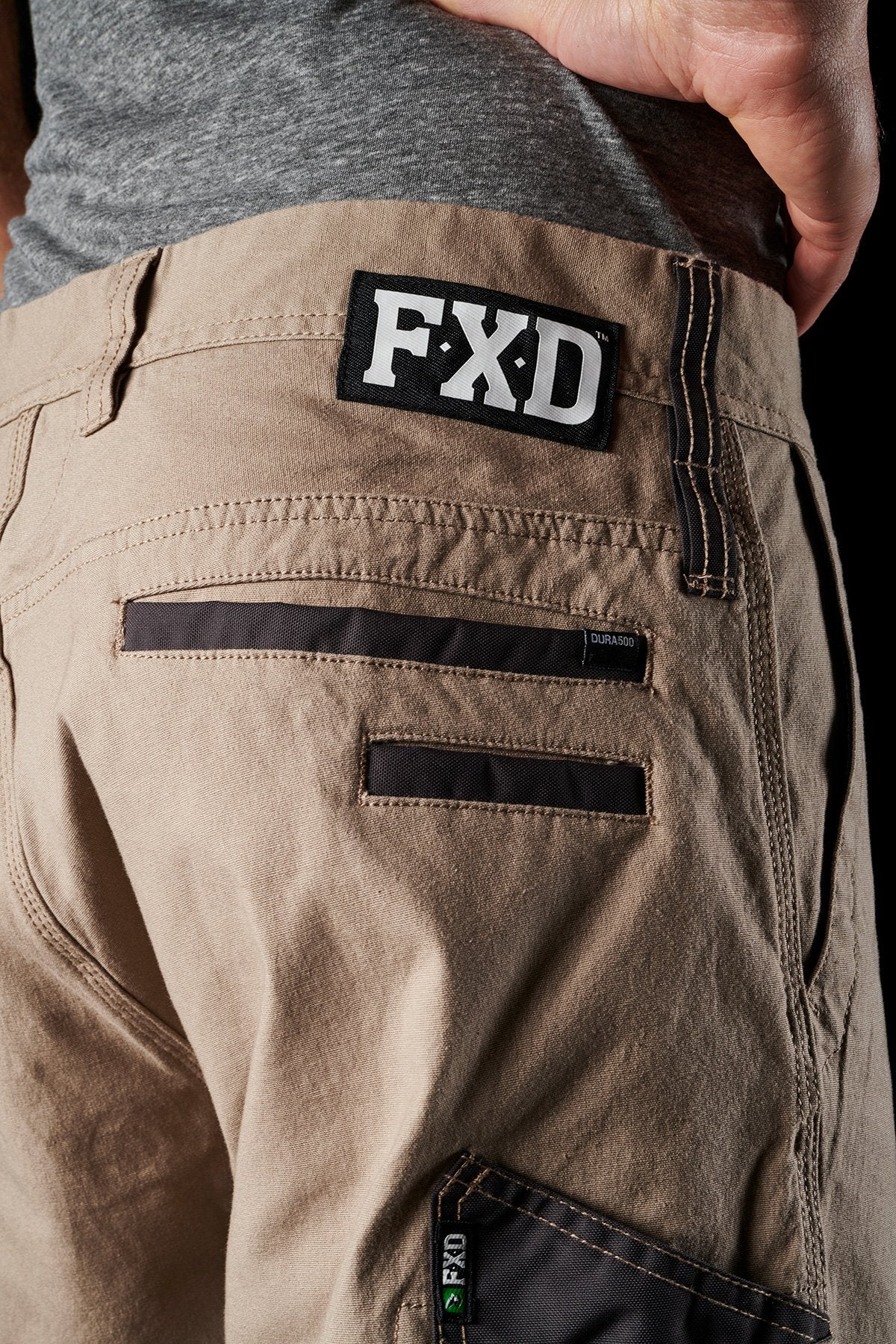 FXD Mens Taped Stretch Cuffed Work Pants - WP-4T